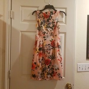 Vince Camuto Small Pink Floral Dress